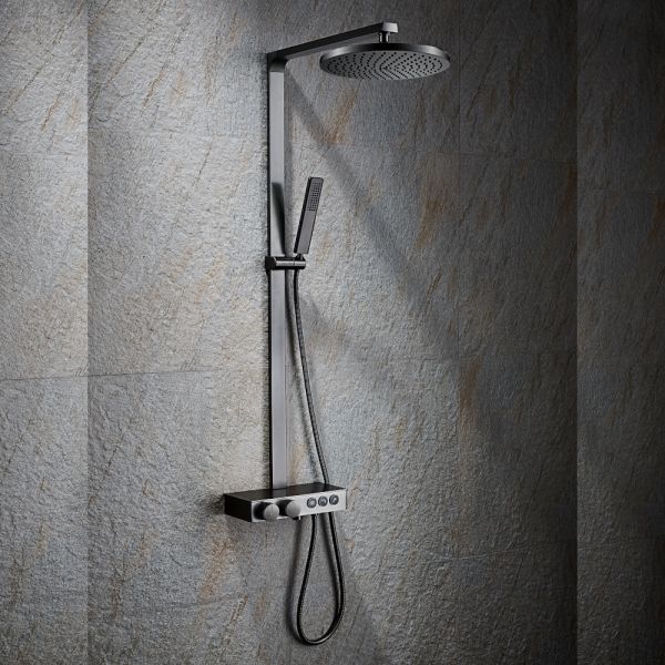 Душевая стойка Black & White  Seasons 7815GM