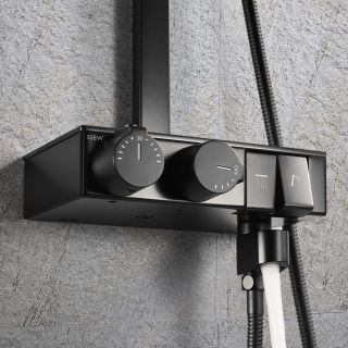 Душевая стойка Black & White  Seasons 7855ВU