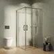 Душевой уголок Kerama Marazzi Линдо LN.100.SSD.CR 100x100 см профиль хром стекло прозрачное