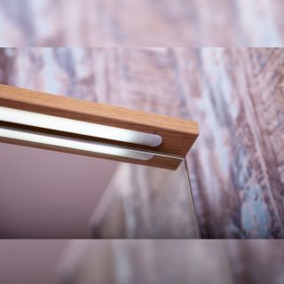 Зеркальный шкаф с подсветкой Бриклаер Форест 4627125414701 50 см дуб золотой/антрацит Зеркальный шкаф с подсветкой Бриклаер Форест 4627125414701 50 см дуб золотой/антрацит