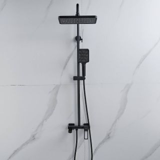 Душевая стойка Shevanik S6826H чёрный Душевая стойка Shevanik S6826H чёрный