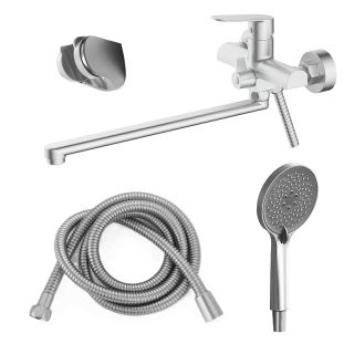 Смеситель для ванны Azario Alanti AZ-K1732BN сатин