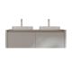 Тумба с раковиной Black&White Universe 9151400-2 Double 140 см бежевый
