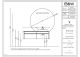 Black & White Universe 9151401 тумба с раковиной 139.4 см