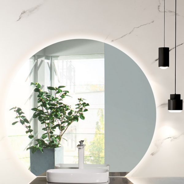 Зеркало с подсветкой Black&White Universe 915.MR0 130 см с кнопкой включения