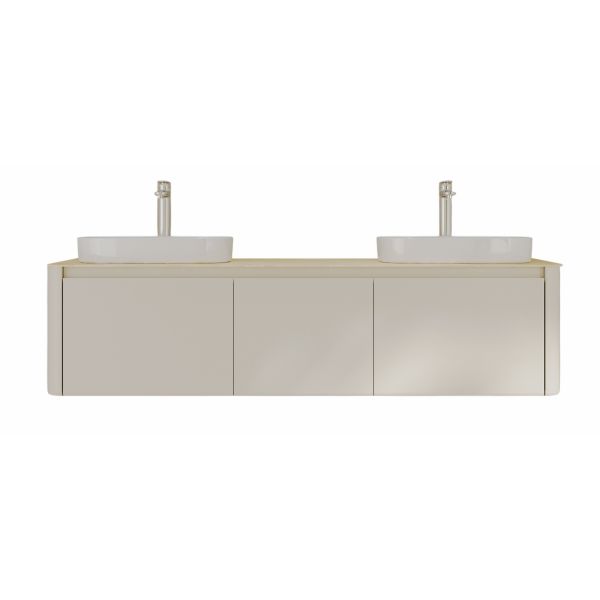 Тумба с раковиной Black&White Universe 9161600-2 Double 160 см бежевый