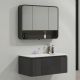Тумба с раковиной Black&White Universe 9301000 100 см серый