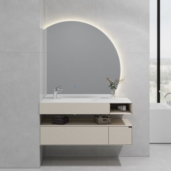 Зеркало с подсветкой Black&White Universe 955.MR1000L 110 см