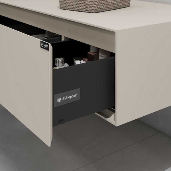 Тумба с раковиной Black&White Universe 9551200R 120 см бежевый