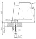 Смеситель для раковины Haiba HB10191 хром