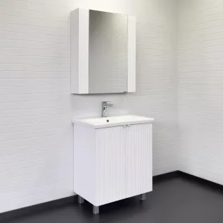 Тумба под раковину Comforty Лима-70 00-00004892 напольная белый матовый