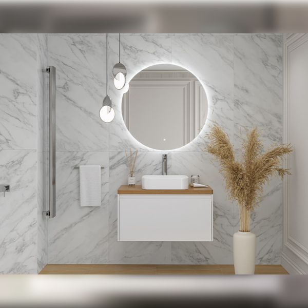 Столешница Velvex Klaufs 90 без отверстий, Invisible Line Столешница Velvex Klaufs 90 без отверстий, Invisible Line