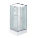 Душевая кабина Niagara Classic 330844QBK 100x80 см профиль хром стекло матовое