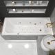 Гидромассажная ванна WHITECROSS Vibe 0105.180075.100.ULTRANANO.GL 180x75 см Ultra Nano золото