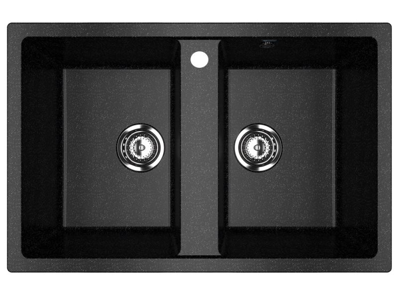 Кухонная мойка Ulgran Classic U-608-308 чёрный
