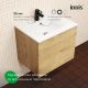 Тумба с раковиной IDDIS Билд (Bild) BIL60V0i95K 60 см дуб светлый