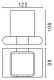 Стакан Art&Max Platino AM-E-3968AL хром Стакан Art&Max Platino AM-E-3968AL хром