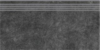 Ступень Kerama Marazzi SG615020R\GR Королевская дорога черный обрезной 30x60x0,9