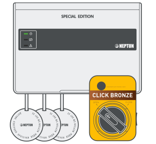 Комплект Neptun Special Edition Base PRO 1419601-1 проводной Bronze Click 1/2 1 кран