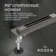 Душевой лоток Roxenbath Slim GunMetal 91060-60GM 60 см оружейная сталь