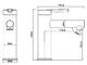 Смеситель для раковины Swedbe Diana 1010B чёрный