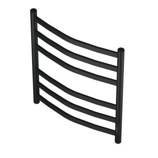 Полотенцесушитель электрический APEXTERMO Умбра UM00165BM 60x50 см чёрный матовый