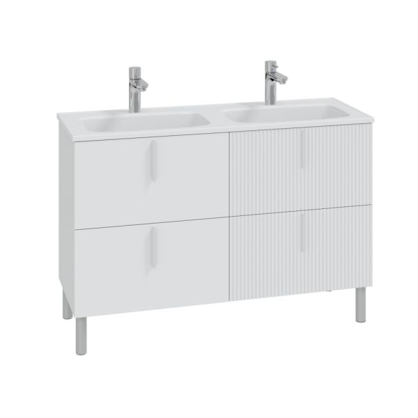 Напольная тумба под раковину Санта Вега 700451 120 см белый