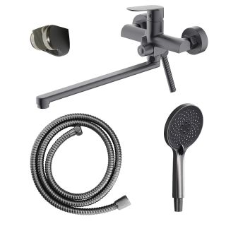 Смеситель для ванны Azario Alanti AZ-K1732GR графит