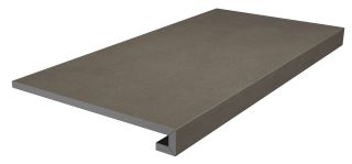 Ступень Kerama Marazzi DD641820R\GCF клееная Про Чементо коричневый тёмный матовый 33x60x0,9