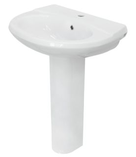 Раковина пьедестальная Sanita Виктория 60см белый
