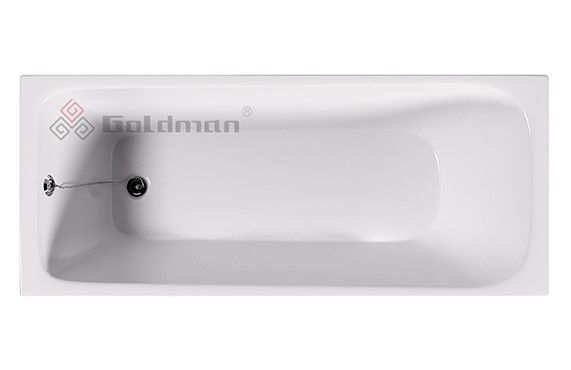 Ванна чугунная Goldman Comfort CF10070 100x70см с ножками