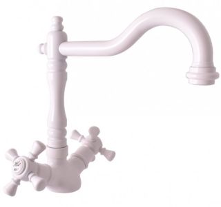 Смеситель для кухни Rav Slezak Morava Retro MK320.5/8B белый Смеситель для кухни Rav Slezak Morava Retro MK320.5/8B белый