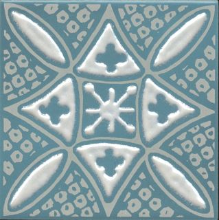 Декор Kerama Marazzi KMD3STA020GN Бахия 2 бирюзовый глянцевый 9.8x9.8x0,7