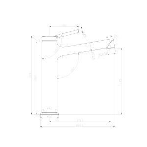 Смеситель для раковины Lemark Minima LM3837C хром