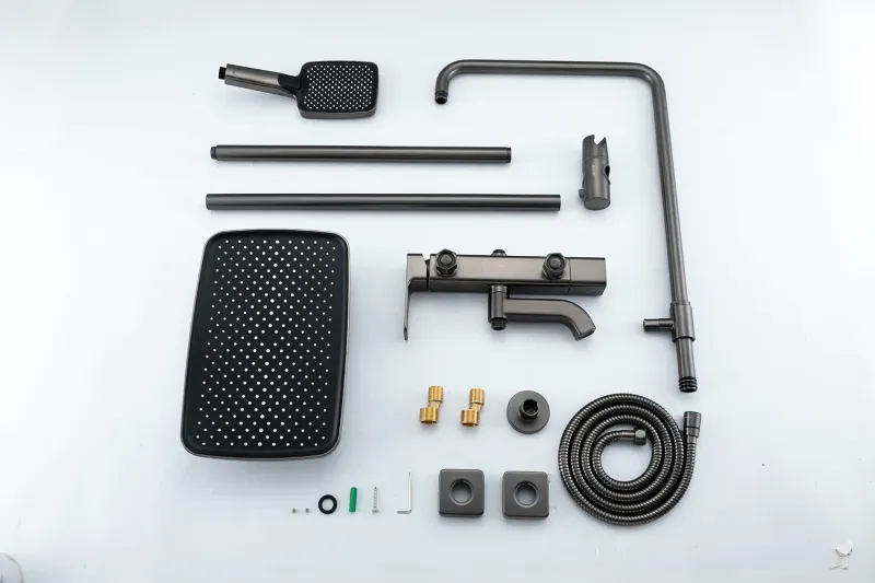 Душевая стойка Gappo G2418-29 оружейная сталь Душевая стойка Gappo G2418-29 оружейная сталь