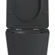Унитаз Good Door подвесной KVADRO DARK GREY (сиденье дюропласт с микролифтом)