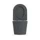 Унитаз Good Door подвесной KVADRO DARK GREY (сиденье дюропласт с микролифтом)