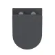 Унитаз Good Door подвесной KVADRO DARK GREY (сиденье дюропласт с микролифтом)