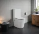 Унитаз Good Door напольный с бачком  ROUND RIMLESS (сиденье дюропласт с микролифтом, арматура HTD)