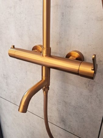 Душевая система AltroBagno Unione 030211 RaSp медь матовая