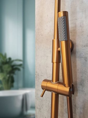 Душевая система AltroBagno Unione 030211 RaSp медь матовая