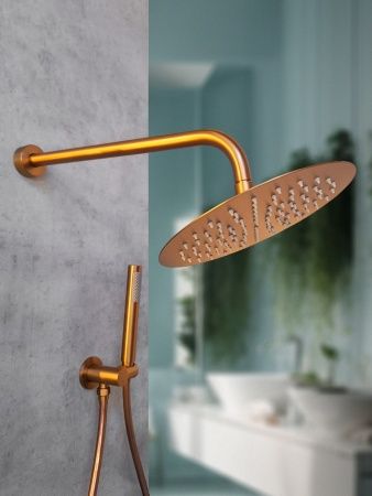 Душевая система AltroBagno Unione 040109 RaSp медь матовая