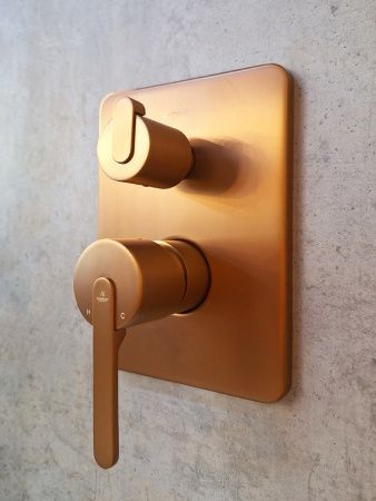 Душевая система AltroBagno Unione 040109 RaSp медь матовая