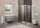 Душевой уголок прямоугольный, хром BelBagno UNIQUE-AH-1-120/135-80-C-Cr