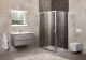 Душевой уголок прямоугольный, хром BelBagno UNIQUE-AH-1-100/115-90-C-Cr