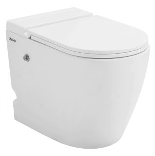 Приставной унитаз ABBER Bequem AC1115P с импульсным смывом белый