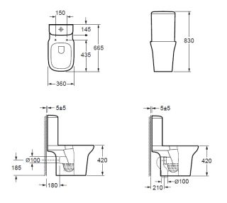 Унитаз компакт Grossman Classic GR-N3012 Унитаз компакт Grossman Classic GR-N3012