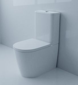 Унитаз-компакт Azario Luana AZ-8593 безободковый с сиденьем микролифт