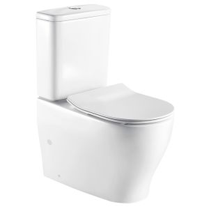 Унитаз-компакт Azario Maro AZ-2154 безободковый с бачком и сиденьем микролифт