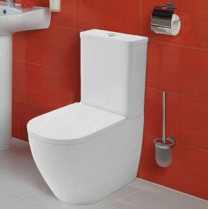 Унитаз-компакт Azario Renda AZ-8693 безободковый в комплекте с арматурой и сиденьем микролифт